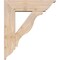 Ekena Millwork Funston Traditional Smooth Bracket w/ Offset Brace, Douglas Fir, 7 1/2"W x 26"D x 30"H BKT0806X26X30FST01SDF - alternate 4